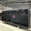 Black Galaxy Granite Slab, Thickness: 20 mm