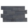 Black Glossy Stone Wall Panel, Size: 60x15 Inch
