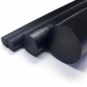 Black High mechanical strength PPS plastic sheet, Thickness: 5 mm