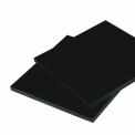 Black POM Rod Delrin Acetal Delrin Block, 8 mm, 200 mm