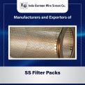 Black,Silver Activated Carbon SS Filter Packs, For Industrial