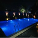 Blue Fiberglass Prefab Swimming Pool, For Hotels/Resorts