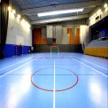 Blue Matte PU Basketball Court Construction, 8 mm