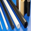 Blue Nylon Plastic Rod, 50 mm, 1000 mm