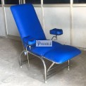 Blue Stainless Steel Blood Donor / Blood Transfusion Chair