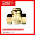 BRASS HORIZONTAL CHECK VALVE B/V 4010 1