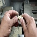 Brass Square Insert