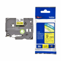 Brother TZe-621 Labelling Tape Cassette Black on Yellow, 9mm x 8m
