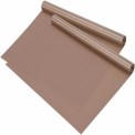BROWN P.t.f.e Coated Glass Fibre Cloth