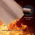 BROWN P.t.f.e Coated Glass Fibre Cloth