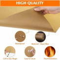 BROWN P.t.f.e Coated Glass Fibre Cloth