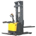 Bucket Stacker Mild Steel Vertical Electric Stacker Forklift, Lifting Capacity: 200-250 kg, for Material Handling
