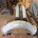 Buttweld Cast Basalt Bends, For Industrial, Bend Radius: 3D