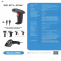 Buvvas BS-RTL-2DW Wireless Barcode Scanners, Handheld