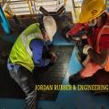 Carbon Steel Double Sprocket Tapered Roller Rubber Conveyor Belt Joint