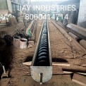 Carbon Steel Spiral Screw Conveyor, Capacity: 200 Kg