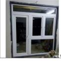 Casement UPVC Combination Door, 8 mm, Clear Glass