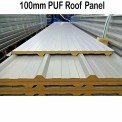 Color Coated 100mm PUF Roof Panel, For Roofing