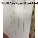 Color Coated 120mm PUF Double Tongue And Groove Wall Panel