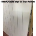 Color Coated 150mm PUF Double Tongue and Groove Wall Panel
