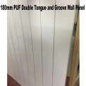 Color Coated 180mm PUF Double Tongue And Groove Wall Panel