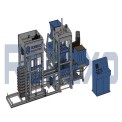 Concrete Paver Block Machine, Capacity: 1000-1500 Blocks per hour, 1 mm
