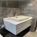 Corian Bathroom Vanity Units with storage
