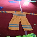 Cotton HT012 Orange Safety Dangri Suit