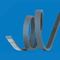 Cross Section: 3V Hutchinson Poly V Belt, For Power Transmission