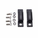 Crown Door Hinge Set, Black, Thickness: 2.5 mm