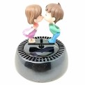 Decorative Items Car Dashboard Couple Solar