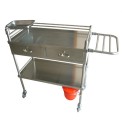 Diamond Silver Custom Instrument Trolley, For Hospital