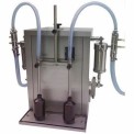 DOUBLE HEAD LIQUID FILLING MACHINE (MECHANICAL) WITH WORKING TABLE