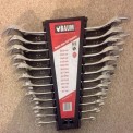 Double Open End Spanners Sets Plastic Rack Packaging