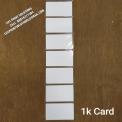 Double Sided Proximity Card 1k Smart Cards Contactless, Shape: Rectangular, Thickness: 30 Mil