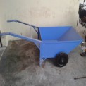 Double Wheel Barrow With M.S Wheel, Load Capacity(kg): 150 kg