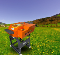 Electric Motor Chaff Cutter Machine, 600-1000 kg/hr, 3-5 HP