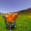 Electric Motor Chaff Cutter Machine, 600-1000 kg/hr, 3-5 HP