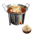 Equipment Type: Commercial Kitchen Chimney 13 Inch Round Electrical Kadai, For Restaurant