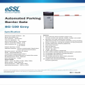 Essl ZKTeco Automobile Barriers, For Parking, Mild Steel