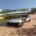EV TECH White 4 Seater Electric Golf Cart, Loading Capacity: Upto 500 kg, 70-80 KM