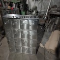 Floor Mounted Stainless Steel SS Locker Storage Cabinet, For Industrial, Base Mounted