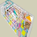 Foam Multicolor Indoor soft play zone
