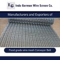 Food Grade Wire Mesh Conveyor Belt, For Industrial