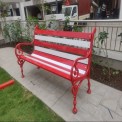 FRP 3 Seater Outdoor Garden Benches, With Backrest