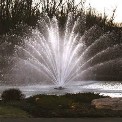 FRP BLUE Lake Floating Fountain