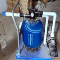 FRP Top Mount Trolley mounted swimming pool filter, For Commercial