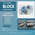 Fully Automatic Solid Block Making Machine, For Industrial, Manual