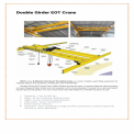 Girder Crane Industrial, Span: 30 m, Load Capacity: 30 ton