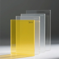 Glossy 2.5Mm Acryglo Yellow Cast Acrylic Sheets, Size: 4x4 ft